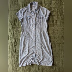 Liz Claiborne soft denim button up dress